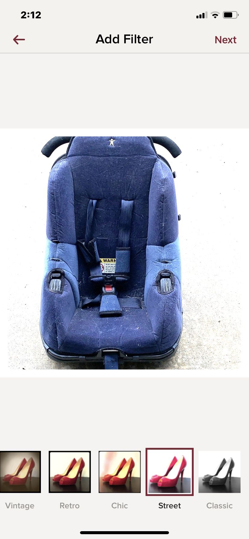 Car seat and stroller