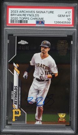 2020 Topps Chrome Bryan Reynolds Auto /40 Gem 10