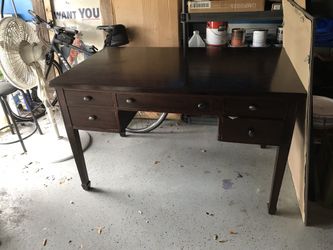 Solid wooden desk $75 OBO