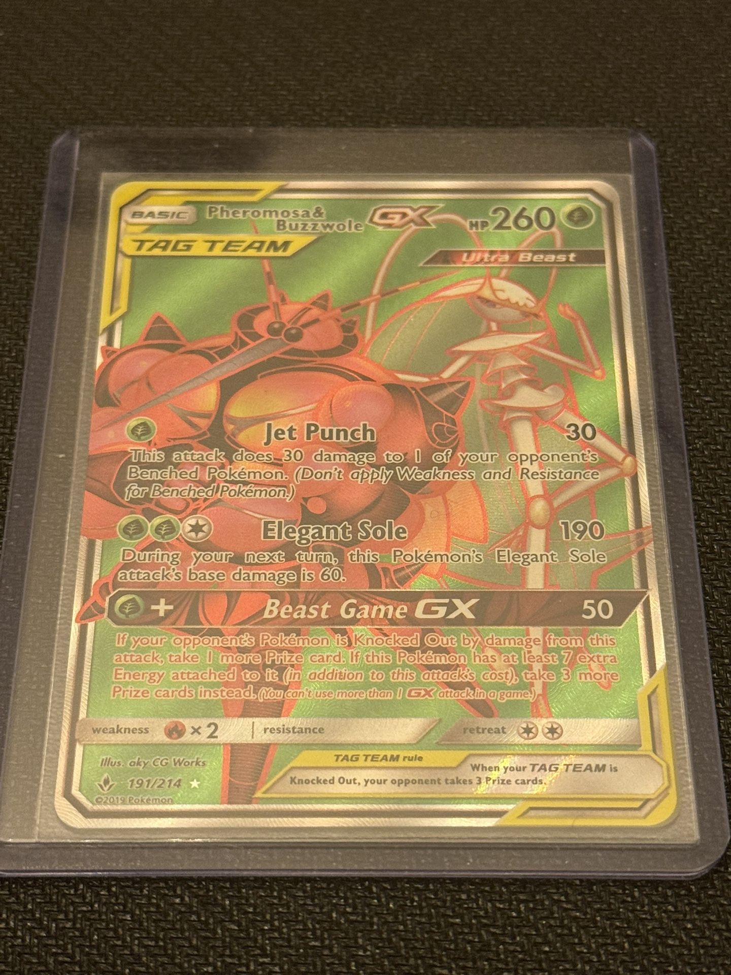 Pheromosa & Buzzwole GX TagTeam 191/214