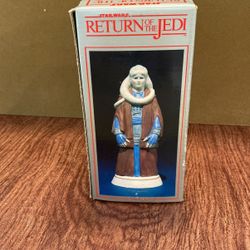 Vintage 1983 Star Wars BIB FORTUNA Statue Return Of The Jedi