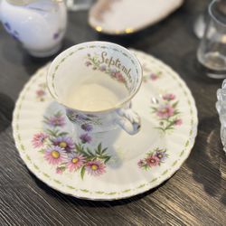 Royal Albert Tea Cup With A Dessert Plate