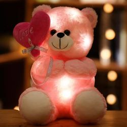 $15 Or $2x25 Beatiful Bear With Leds Inside