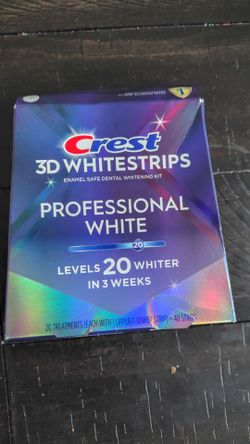 Crest whitening strips professional