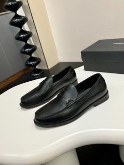 YSL Men’s Leather Shoes With Box 2026 New