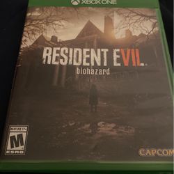 Resident Evil Biohazard Xbox One Damaged disk 