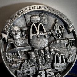 1990 McDonald’s 35years Medal Award 