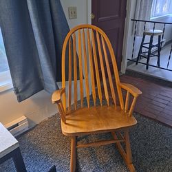 Sturdy Adult Wood Rocker