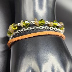 Labradorite bracelet/ multi strand bracelet/ bracelet