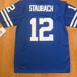 Rodger Staubach Blue Cowboys Men Jersey Throwback