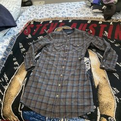 Pendleton Shirt Dress 100% Wool Small