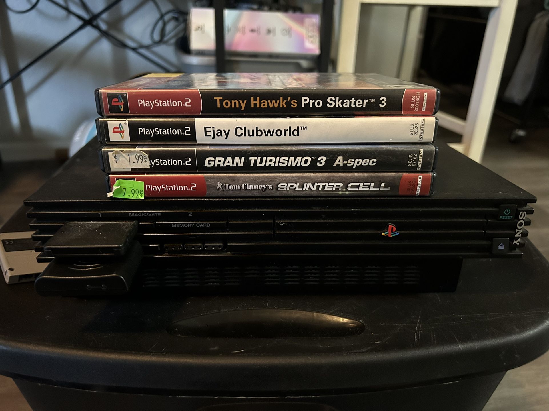 Ps2 W/wireless Controller , Hdmi, And Games. 