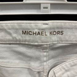 Michael Kor White Denim Jeans