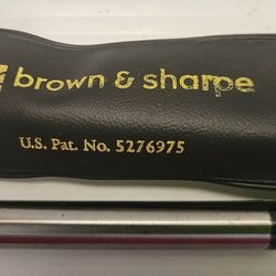 Brown & Sharpe B&S Edge Finder (contact info removed) Machinist Tool with Pouch
