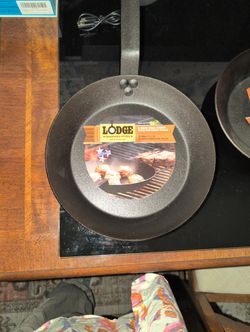 Lodge 8" &. Lodge 10" Carbon Steel Frying Pans