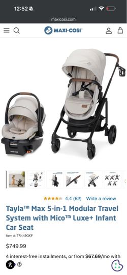 Maxi Cosi Tayla™ Max 5-in-1 Modular Travel System with Mico™ Luxe+ Infant Car Seat