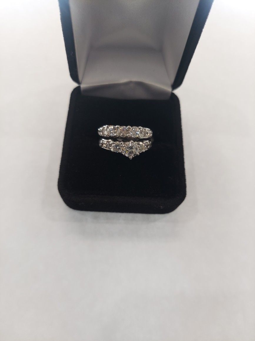 14k 11g 2.45 Carat Diamond Wedding Set