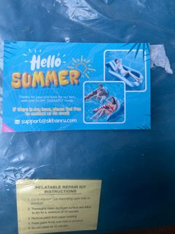 Summer inflatable float (brand new)