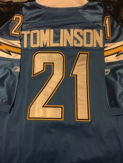 Reebok NFL Equipment San Diego Chargers #21-Tomlinson Jersey a size 56