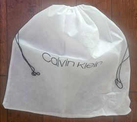Calvin Klein White Drawstring Dustbag