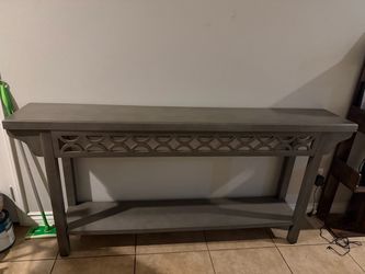 Entryway Table Dark Grey