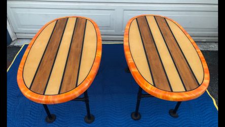 Surfboard tables