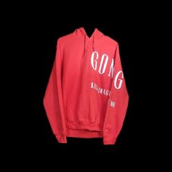 GONE Wrap Around Hoodie In Red