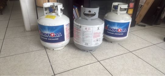 AmeriGas Propane Exchange Tanks  full