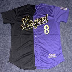 Legend - Kobe Bryant Baseball Style Jersey