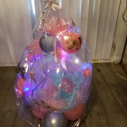 Stuffing Balloons baby Shower 
