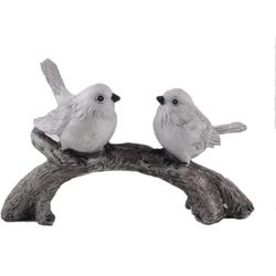 YOUUGIR Cute Bird Animal Branch Figurines Home Decoration Furniture Desktop Display(A Birds)