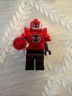 LEGO Custom Atrocitus Red Lantern DC Comics Minifigure Red Power Ring As Is