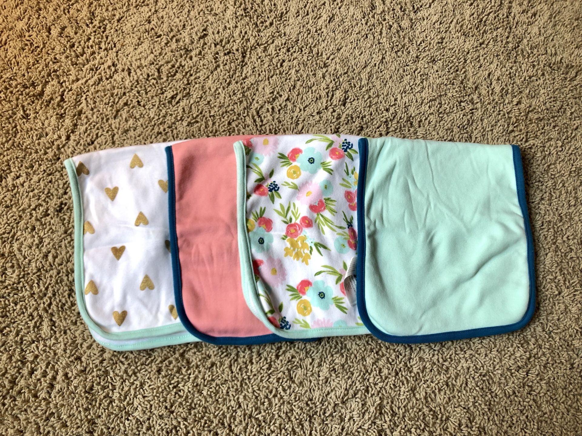 Baby burp cloths