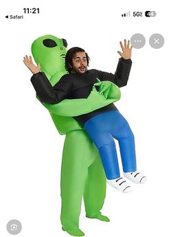 Alien inflatable costume