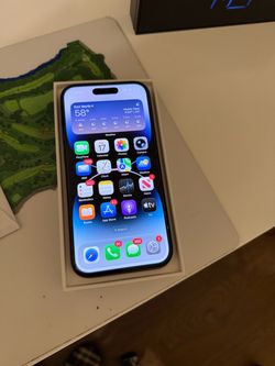 Black iphone 14 Pro uncloked 128 gb