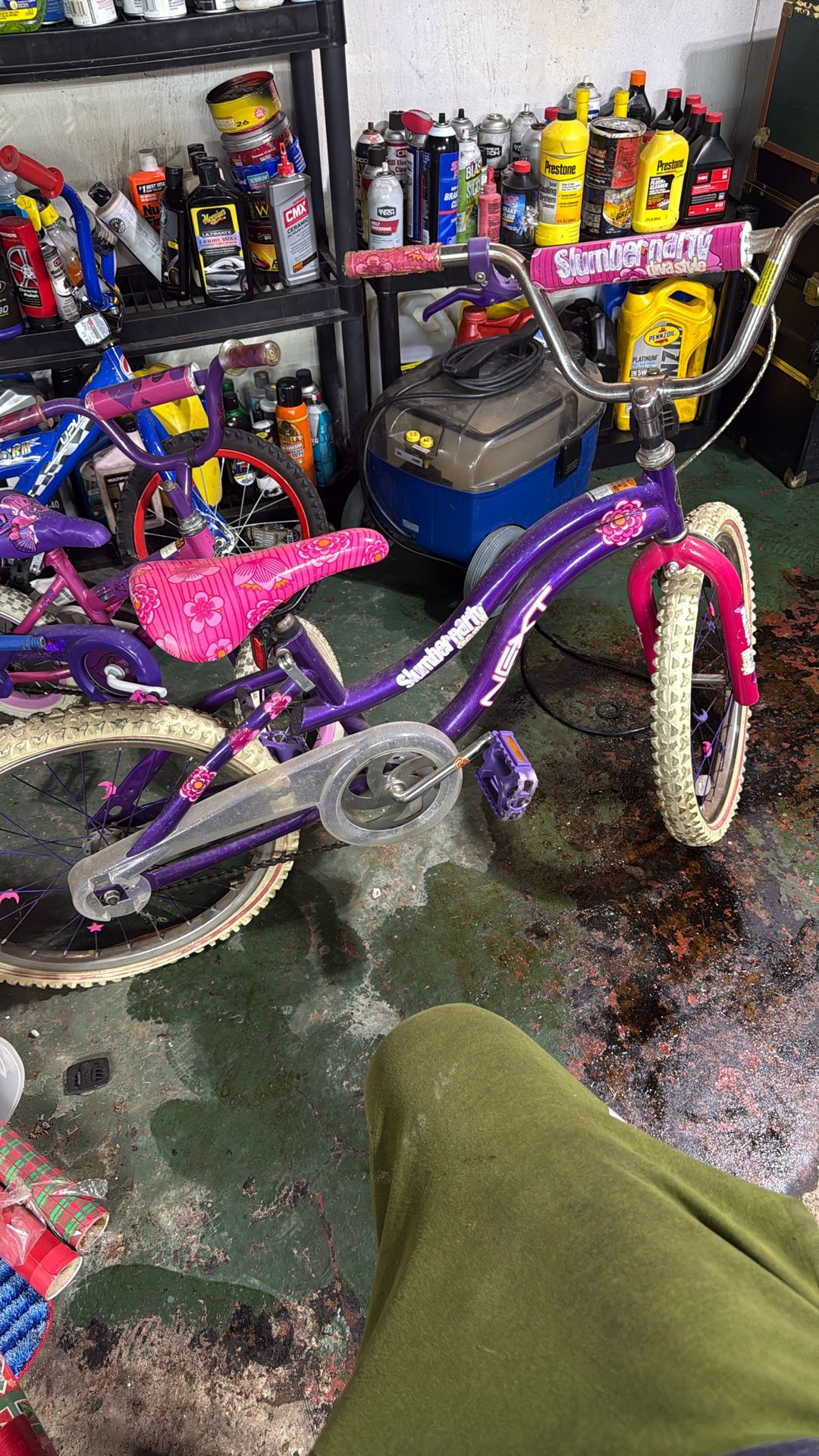 slumber party kid bike