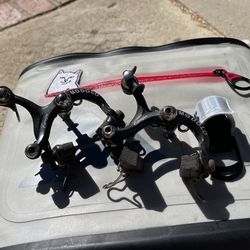 Vintage Bicycle Parts/ Modolo Brakes And Brake Levers/ Zeus Brake Set/ Odyssey Stiffner Plate/ Etc.  / Located In Reseda / $5-50 Depending On Item