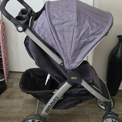 CHICCO Bravo Compact Foldable Stroller Gray