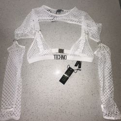 Dolls Kill Club Exx Techno Fishnet Rave Set