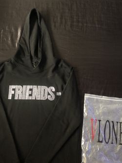 Authentic Vlone Swarovski Crystal Hoodie