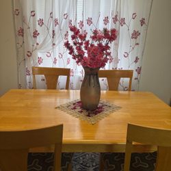 Dining Table With 4 Chairs For Sale 