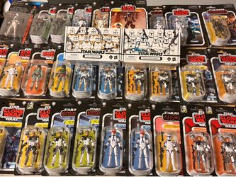 Star Wars the Clone Wars Clone Trooper collection all new