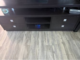 TV Stand  66”L  18” D  26” H - Solid Wood