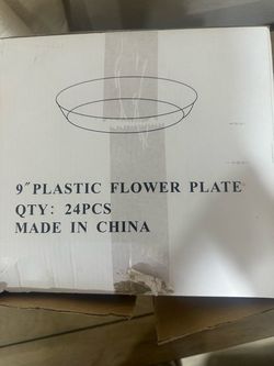 Plates for flower arrangements