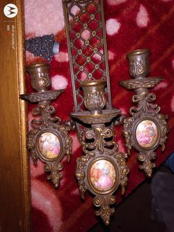 Antique. Solid & Meant For Dining room Or Parlors., [Free Pictures On Wood.]