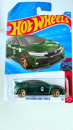 Hot Wheels  2018 Honda Civic Type R Green