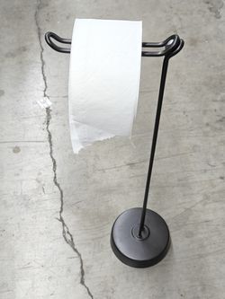 Free Standing Toilet Paper Holder Stand