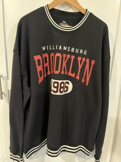 Goodie Two Sleeves Williamsburg Brooklyn 1986 Men's Black Sweatshirt 2XL