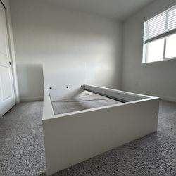 White Bed Frame Slightly Damaged