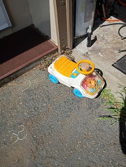 Old kids ride on toy